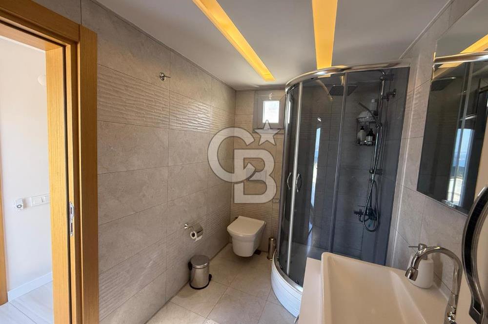 EŞSİZ DENİZ MANZARALI, FULL EŞYALI, ÖZEL YAPIM, TRİPLEKS VİLLA