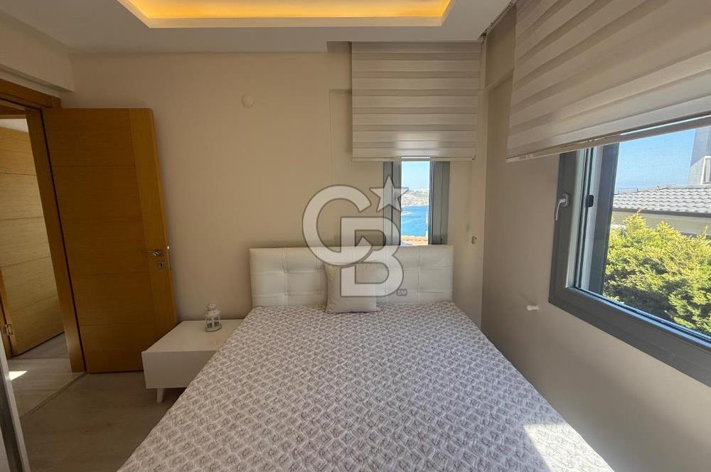 EŞSİZ DENİZ MANZARALI, FULL EŞYALI, ÖZEL YAPIM, TRİPLEKS VİLLA