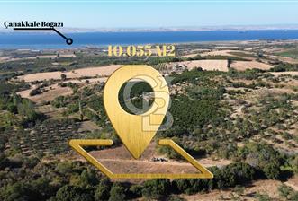 ÇANAKKALE LAPSEKİ ÇARDAK'TA BOĞAZ MANZARALI 10.055 m² YATIRIMLIK SATILIK TARLA!