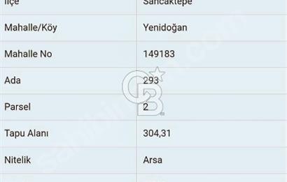 YENİDOĞAN YUNUSEMRE DE 1047 MT. İMARLI 26 DAİRELİK ARSA