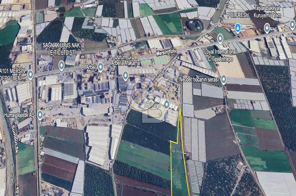 MERSİN AKDENİZ KAZANLI’DA 25.076 m² SATILIK ARAZİ