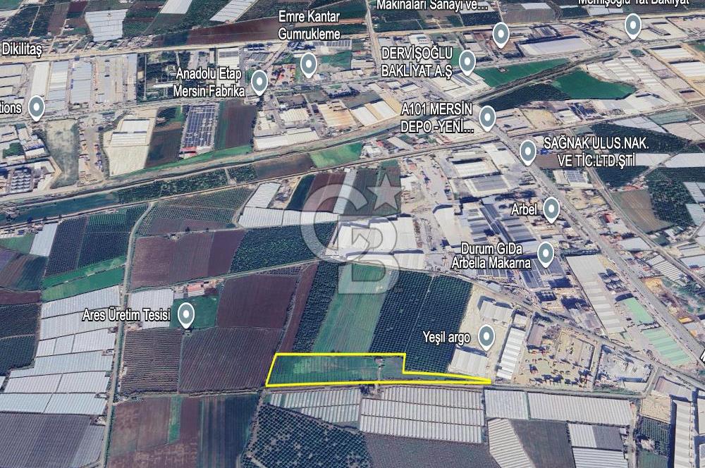 MERSİN AKDENİZ KAZANLI’DA 25.076 m² SATILIK ARAZİ
