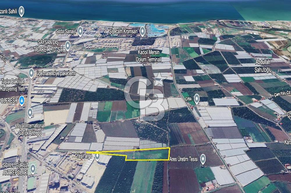 MERSİN AKDENİZ KAZANLI’DA 25.076 m² SATILIK ARAZİ