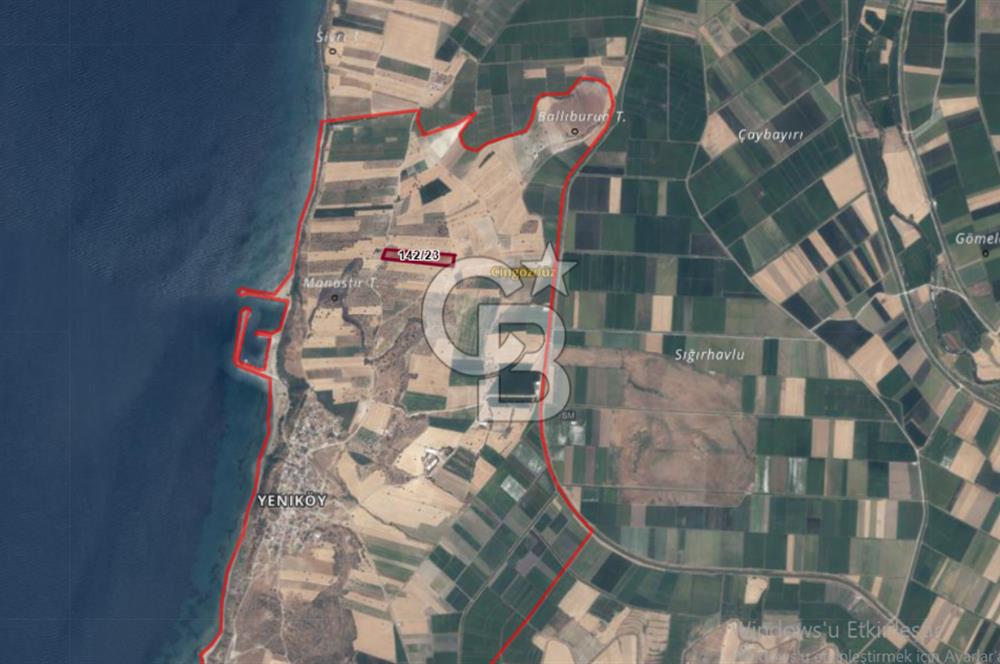 ÇANAKKALE EZİNE YENİKÖY DE SATILIK 1/5  HİSSE