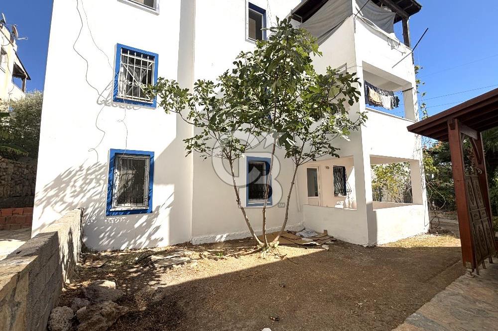 BODRUM-KONACIK SATILIK 3+1, BAHÇE KATI GENİŞ DAİRE