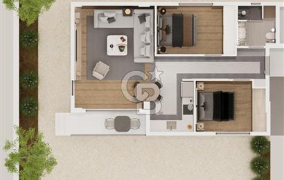Camikebir’de 2+1 Kapalı Mutfaklı Sıfır Satılık Daire