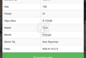 DENİZLİ TAVAS BAHÇEKÖY'DE SATILIK TARLA