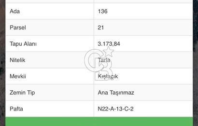 DENİZLİ TAVAS BAHÇEKÖY'DE SATILIK TARLA