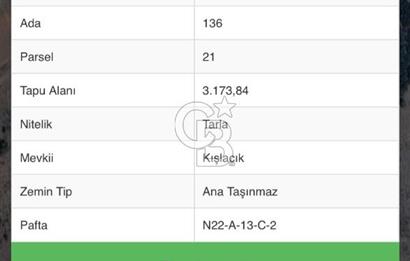DENİZLİ TAVAS BAHÇEKÖY'DE SATILIK TARLA