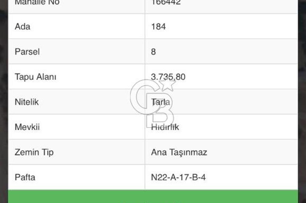 DENİZLİ TAVAS BALKICA'DA SATILIK TARLA