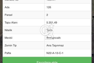 DENİZLİ TAVAS BAHÇEKÖY'DE SATILIK TARLA