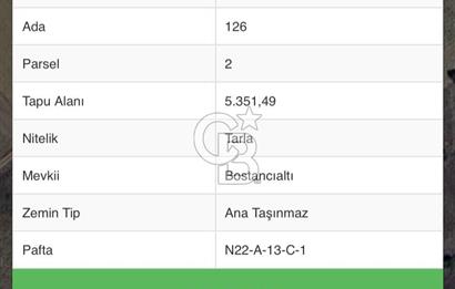 DENİZLİ TAVAS BAHÇEKÖY'DE SATILIK TARLA