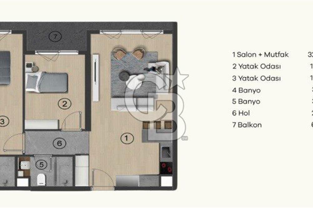 TAŞPINAR NATURA ORMAN SİTESİNDE BAĞIMSIZ MUTFAKLI 2+1LÜKS DAİRE