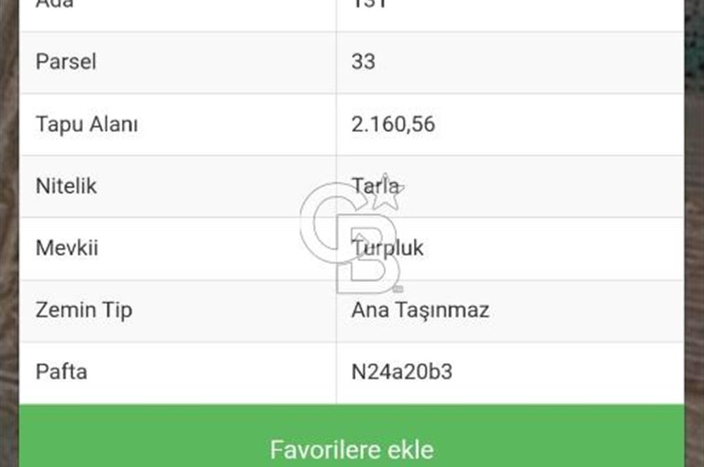 KORKUTELİ ÇOMAKLI DA SATILIK TEK TAPU TARLA
