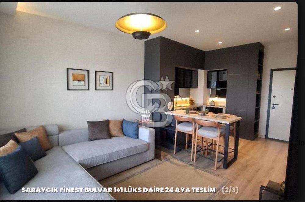 FİNEST BULVAR BORDO PROJESİNDE SATILIK 1+1 DAİRE