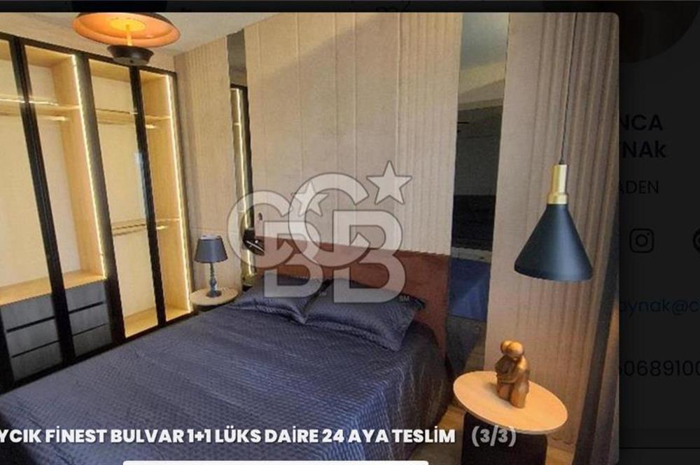 FİNEST BULVAR BORDO PROJESİNDE SATILIK 1+1 DAİRE