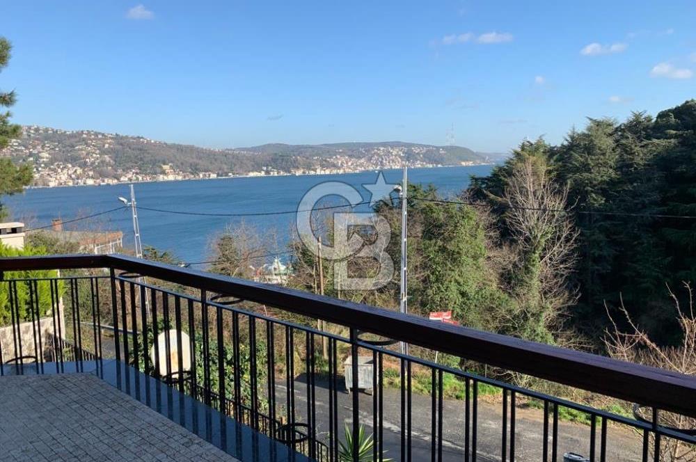 Sarıyer Kireçburnu ' nda boğaz manzaralı Kiralık daire 1+1