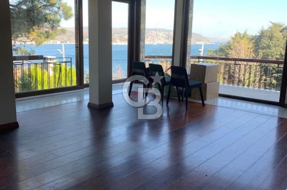 Sarıyer Kireçburnu ' nda boğaz manzaralı Kiralık daire 1+1