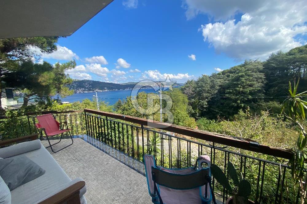 Sarıyer Kireçburnu ' nda boğaz manzaralı Kiralık daire 1+1
