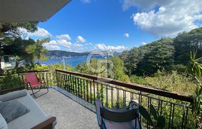 Sarıyer Kireçburnu ' nda boğaz manzaralı Kiralık daire 1+1