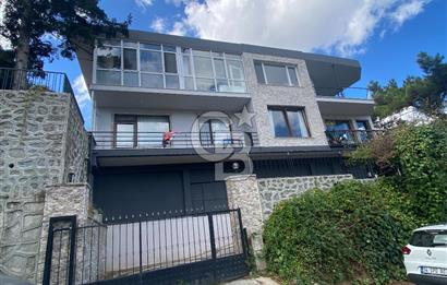 Sarıyer Kireçburnu ' nda boğaz manzaralı Kiralık daire 1+1