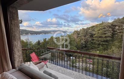 Sarıyer Kireçburnu ' nda boğaz manzaralı Kiralık daire 1+1