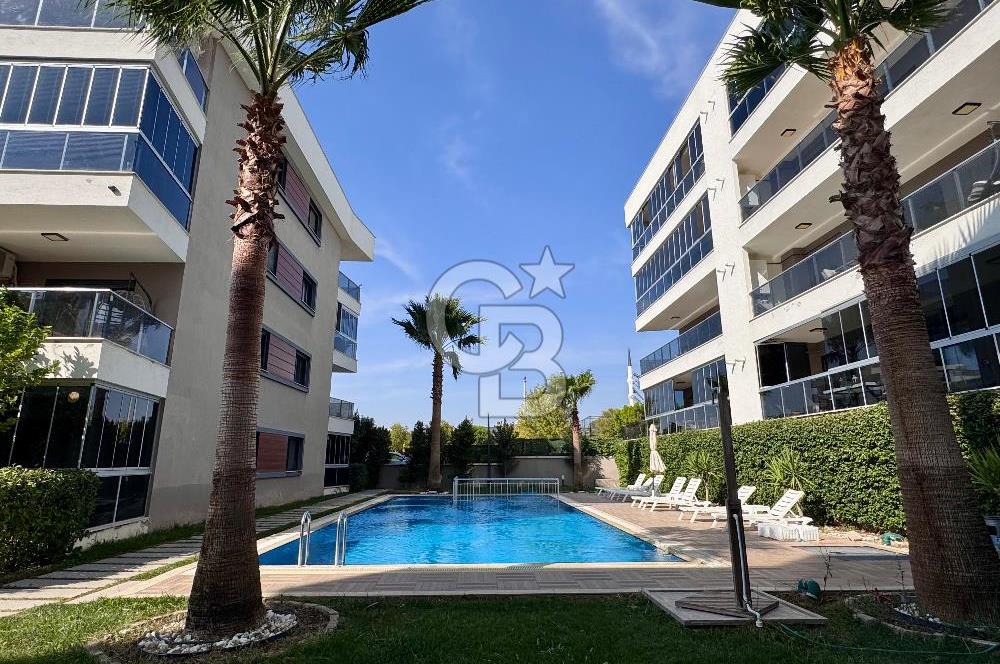 MİA GARDEN MENDERES SİTESİNDE ARA KAT HAVUZLU SATILIK 2+1 DAİRE
