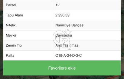 Datça'da Satılık Arazi
