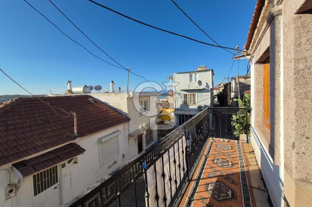Ayvalık'ta Satılık Deniz Manzaralı Rum Evi