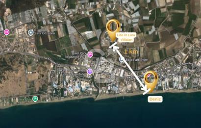 Life İn Lara Villaları 1.Etap 2+1 Köşe Villa 