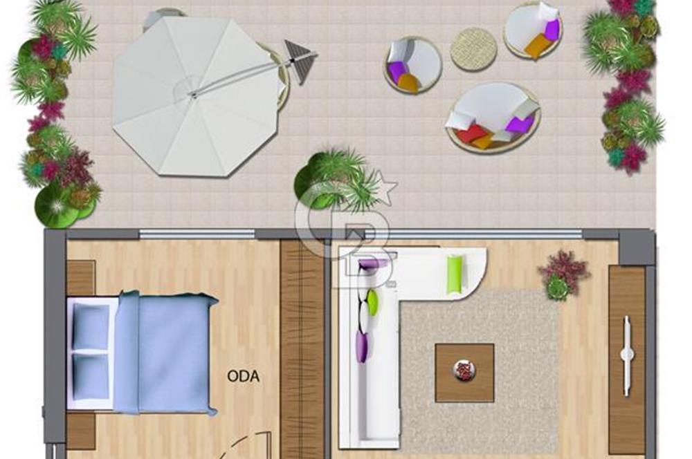 AĞAOĞLU MY HOME MASLAK'DA YÜKSEK TAVAN 1+1 106 M2 KİRALIK DAİRE