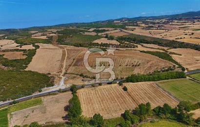 ÇANAKKALE BİGA KEMER DE YOLA CEPHE SATILIK TARLA