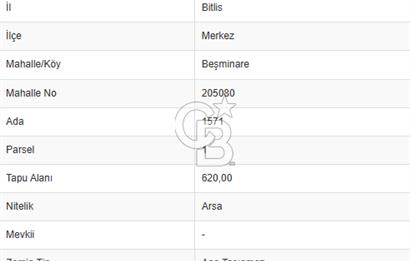 Bitlis Beşminare Mahallesi’nde 3 Adet Konut İmarlı Arsa – Yatırımlık Fırsat