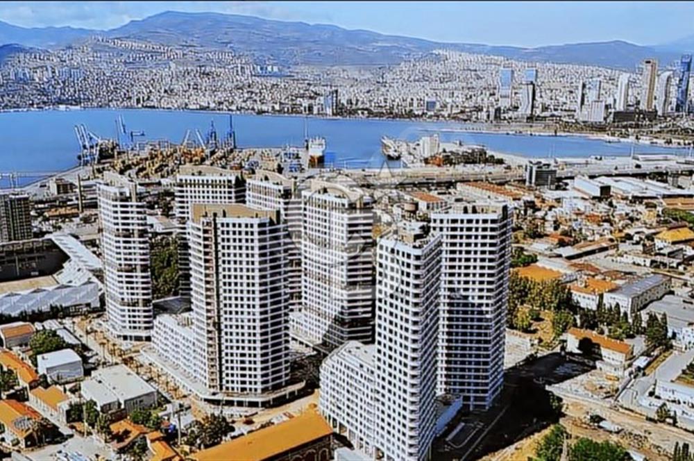 Alsancak Evora'da ÖnCephe Full Deniz Manzaralı 3+1 Satılık Daire