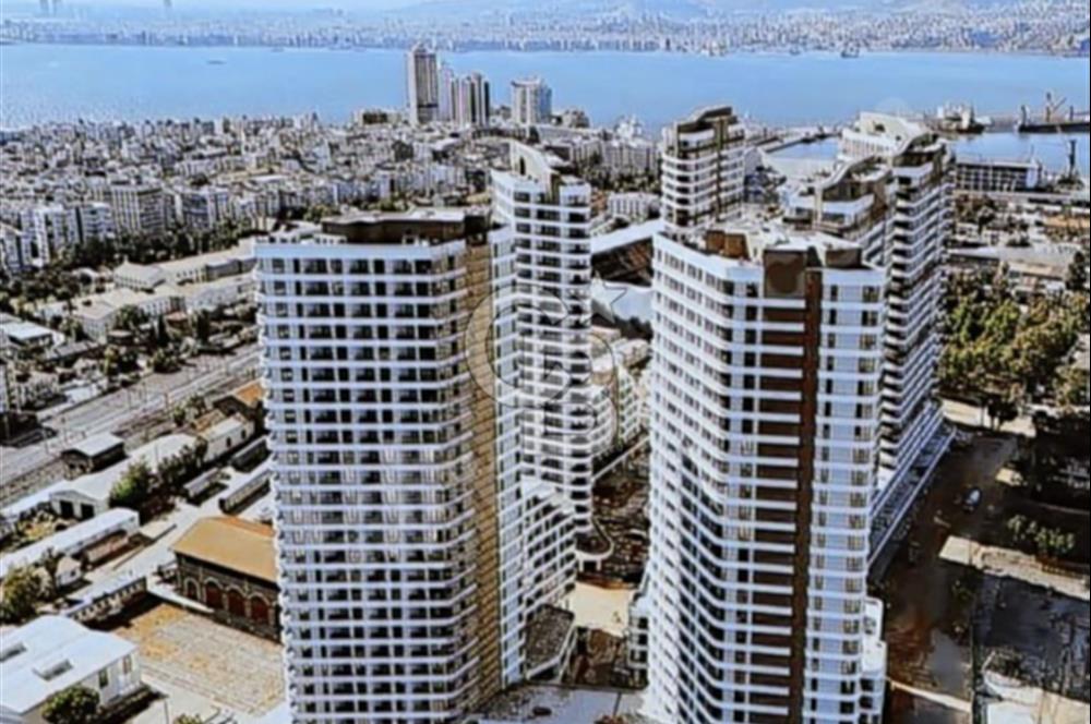 Alsancak Evora'da ÖnCephe Full Deniz Manzaralı 3+1 Satılık Daire