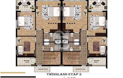 MERSİN ÇANKAYA KUYULUK’TA SATILIK 4+1 BAHÇELİ TRİPLEX VİLLA – GENİŞ TERASLI, OTOPARKLI, LÜKS SİTE İÇİNDE