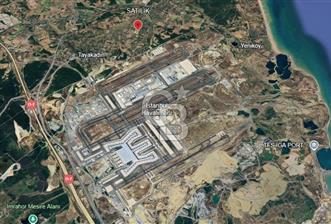 Arnavutköy Tayakadın 'da Kanal İstanbul'a İlk Parsel Müstakil Tapu 9491m² Satılık Tarla