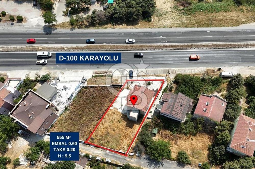 BÜYÜKÇEKMECE KUMBURGAZ E5 CEPHE 555 M² ARSA 