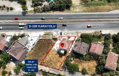 BÜYÜKÇEKMECE KUMBURGAZ E5 CEPHE 555 M² ARSA 