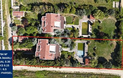 BÜYÜKÇEKMECE KUMBURGAZ'DA 2.784 M² ARSA İÇİNDE MÜSTAKİL VİLLA