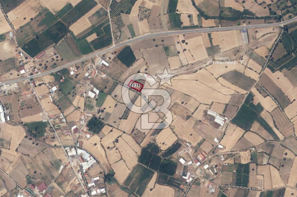 ÇANAKKALE BAYRAMİÇ TÜRKMENLİ KÖYÜ KADASTRAL YOLA CEPHELİ VERİMLİTARLA 