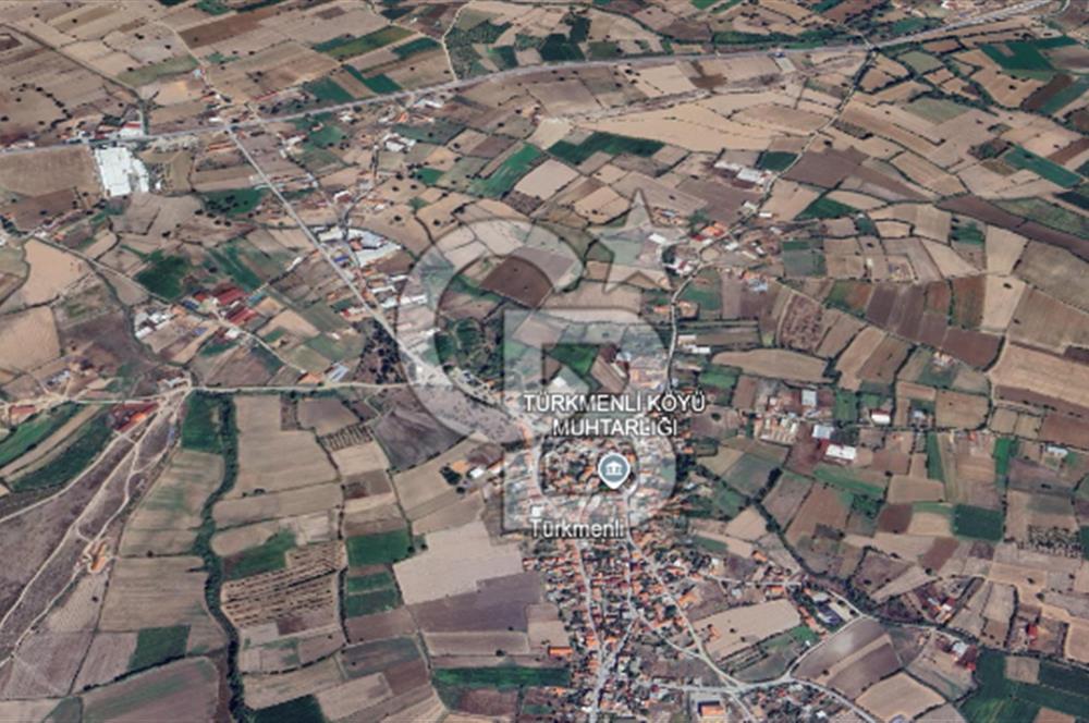 ÇANAKKALE BAYRAMİÇ TÜRKMENLİ KÖYÜ KADASTRAL YOLA CEPHELİ VERİMLİTARLA 