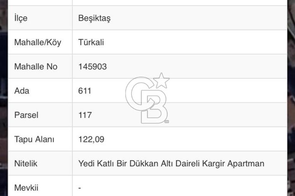 BEŞİKTAŞ TÜRKALİDE ÇARŞININ TAM ORTASINDA KOMPLE BİNA