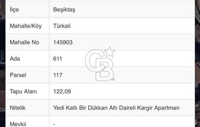 BEŞİKTAŞ TÜRKALİDE ÇARŞININ TAM ORTASINDA KOMPLE BİNA