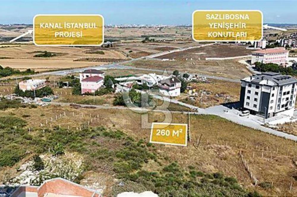 HADIMKÖY'DE 260 M² TEPE KONUMDA, KANAL MANZARALI İMARLI ARSA