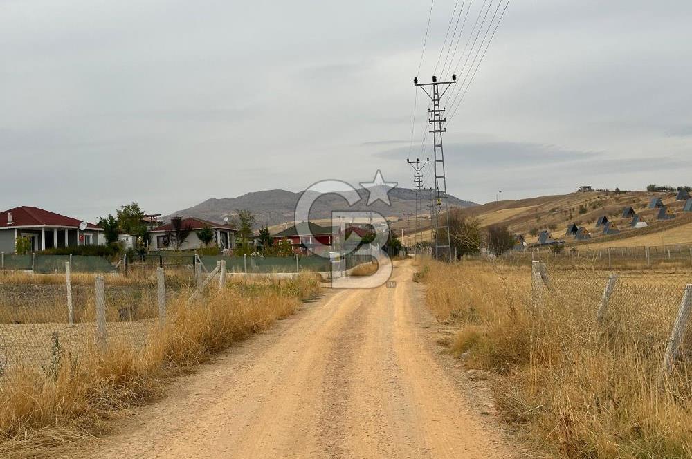 ÇUBUK İKİPINARDA 6.050 M² TEL ÇEVRİLİ ELEKTRİK YOLU OLAN TARLA