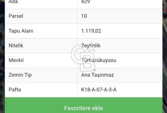 ALİAĞA AŞAĞIŞAKRAN MAHALLESİ SATILIK HİSSELİ TARLA