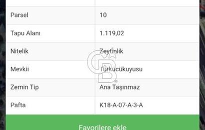 ALİAĞA AŞAĞIŞAKRAN MAHALLESİ SATILIK HİSSELİ TARLA