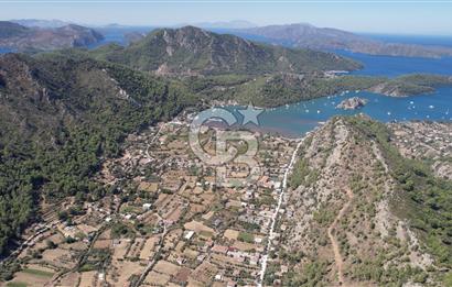 Marmaris Orhaniye Kızkumu’nda Panoramik Deniz Manzaralı Yatırımlık Arsa