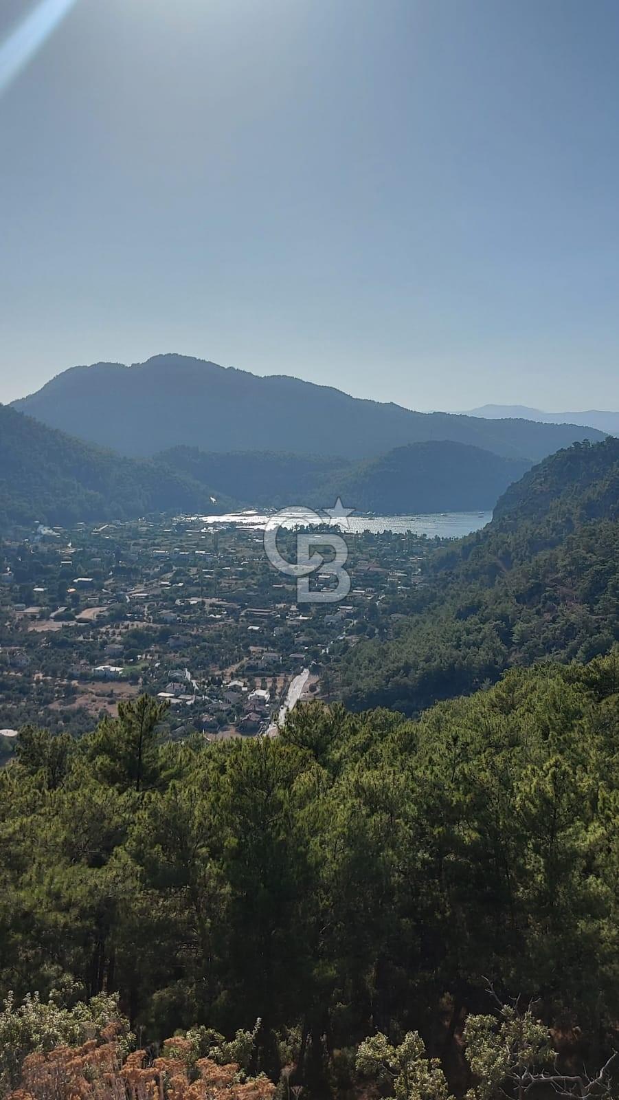 Marmaris Orhaniye Kızkumu’nda Panoramik Deniz Manzaralı Yatırımlık Arsa